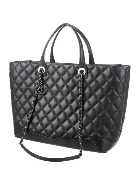 chanel quilted tote bags|large zipped shopping bag chanel.